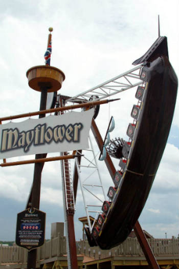 Mayflower, attraction du parc Holiday World (Indiana - USA)