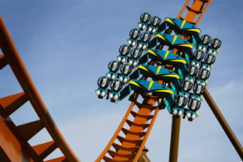 Le Thunderbird, montagnes russes, parc Holiday World